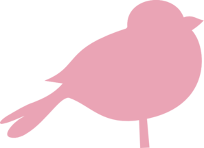 Pink Chubby Bird Clip Art1